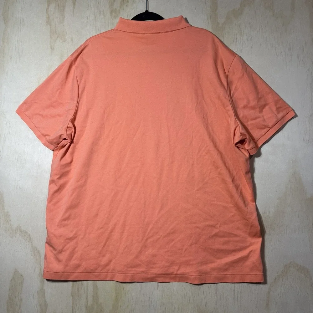 Polo Ralph‎ Lauren Classic Fit Polo Shirt Mens XXL Coral Salmon Cotton